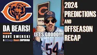 DA BEARS 2024 Season Predictions & Offseason Recap 🥸 - a Chicago Bears SUPERFAN Update 🕺🏻🐻⬇️