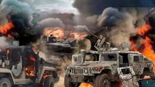 13 Minutes Ago! 200 US MAXXPRO MRAP Vehicles Destroyed by Russian Troops at the Border