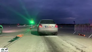 Audi A3 1.8T vs VW Golf 4 drag racing 1/4 mile 🚦🚗 - 4K