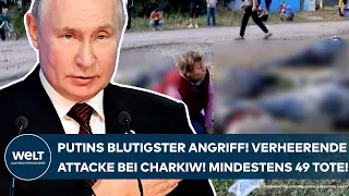 PUTINS KRIEG: Verheerender Angriff! Mindestens 49 Tote durch Russen-Attacke nahe Charkiw