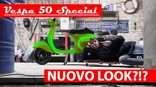 NUOVO LOOK?!? VESPA 50 SPECIAL EP 5 - Verniciatura e montaggio