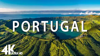 FLYING OVER  PORTUGAL(4K UHD) - Relaxing Music Along With Beautiful Nature Videos - 4K Video ULTRA