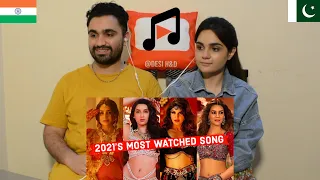 Pakistani reaction to 2021's Top 50 Most Watched Indian Songs on YouTube 2021| Desi H&D Reacts