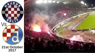 HAJDUK SPLIT FANS vs DINAMO ZAGREB 21.10.17