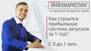 Как строится прибыльная система запусков за 1 год? С 0 до 1 млн.