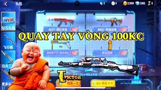 CF Mobile | Quay Tay Đập Phá Kim Cương Vòng Quay 100Kc Mới Và Kar 98k - SATELLITE | Tường CT