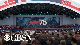Trump attends D-Day commemoration in England
