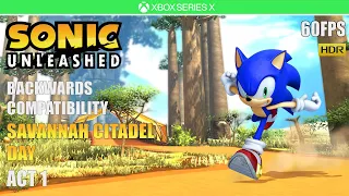 Sonic Unleashed - Savannah Citadel Act 1 [60FPS HDR] [XBOX SERIES X]