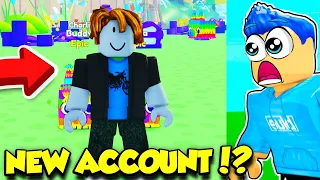 So I Started A NEW ACCOUNT With NO ROBUX In Pet Simulator X...