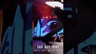 Metallica - Sad but true (live moscow rusia 2019)