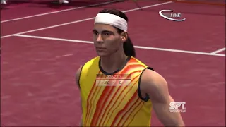 [Virtua Tennis] Nadal 🇪🇸 vs Federer 🇨🇭 Gameplay | Shanghai