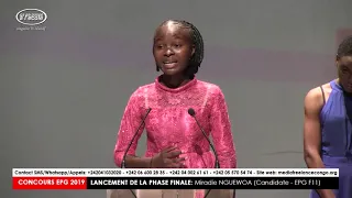 CONCOURS D’ÉLOQUENCE EPG 2019: Miradie Nguewoa