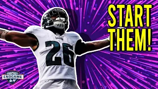 Running Backs You MUST START And SIT In Week 9!