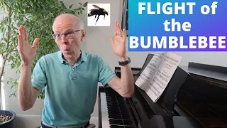 FLIGHT OF THE BUMBLEBEE  in 1½ minutes (Rachmaninoff's piano transcription)