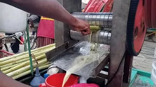 অমৃতসম আখের রস 😋