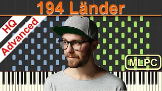 Mark Forster - 194 Länder I Piano Tutorial & Sheets by MLPC