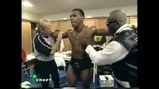 Mike Tyson intimidating behaviour in dressing room before Savarese KO