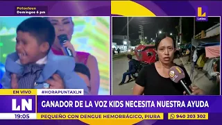 Piura: ganador de La voz kids 2022 es diagnosticado con dengue hemorrágico y necesita nuestra ayuda