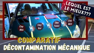 Comparatif Décontamination mécanique