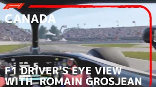 F1 DRIVER'S EYE VIEW: A Unique View of Circuit Gilles Villeneuve | 2018 Game Canada Grand Prix