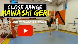 Kyokushin Mawashi Geri. Land close range high kicks. Karate for MMA. Episode 20.