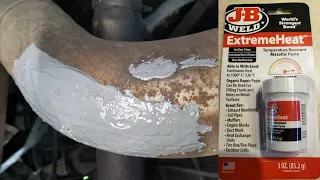 Fixing Hole in Exhaust - JB Weld Extreme Heat