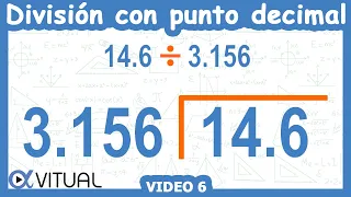 ➗ Cómo hacer una DIVISIÓN con PUNTO DECIMAL AFUERA Y ADENTRO