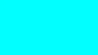 Full HD Cyan Screen for 5 Hours,  Pure Cyan Screen Background Backdrop Screensaver