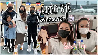 GOOD BYE Vancouver!! *Sister Trip Full Vlog Inflight JAL Service, My Traveling Experience |JustSissi