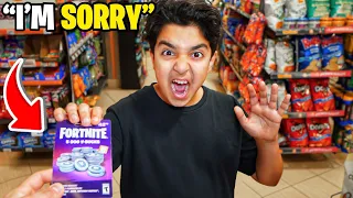 Kid Caught Stealing V-Bucks... (BIG MISTAKE)