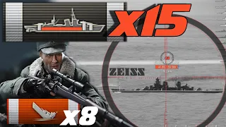 the german *NEW* german SNIPER - when Schliefen AIM was good - WOWS