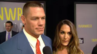 Trainwreck: John Cena & Nikki Bella World Premiere red Carpet Interview | ScreenSlam
