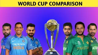 INDIA VS PAKISTAN WORLD CUP COMPARISON 2023