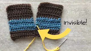 How to Use the Mattress Stitch for Side Seams | Crochet Tutorial