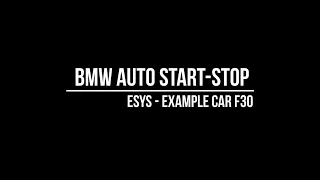 BMW Coding Auto Start-Stop