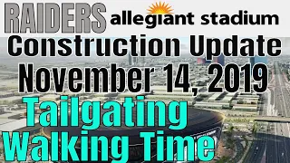 Las Vegas Raiders Allegiant Stadium Construction Update 11 14 2019