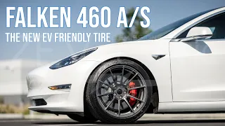Introducing Falken's latest EV tire, the Azenis 460 A/S. Watch as we install them on Aspira AF-10's.
