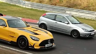 A lap with @SHMEE150 in his AMG GT BS! 8.50btg - Nurburgring Nordschleife - Focus Mk1 2.0 16V.