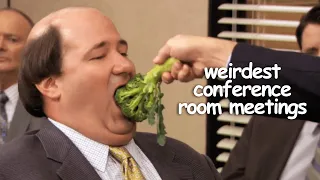 the office's weirdest conference room scenes | The Office US | Comedy Bites