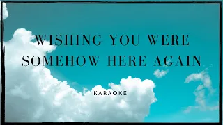 Wishing You Were Somehow Here Again (Phantom of the Opera) | Karaoke | Piano Accompaniment | Trinity