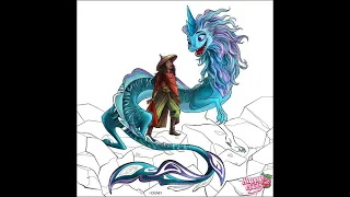 Happy Color By Number - Raya Meets Sisu The Blue Dragon (Disney Pics)