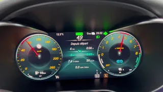 2023 Mercedes GLC 300e 0-100 km/h acceleration