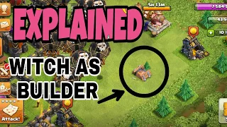 HOW TO USE SHRINK TRAP IN CLASH OF CLANS | WITCH AS A BUILDER { HINDI }
