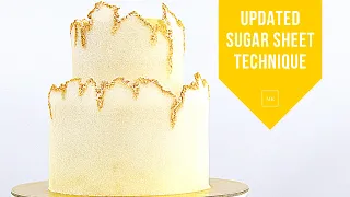 SUGAR SHEET TECHNIQUE *UPDATED RECIPE* │ STRONG & LONG-LASTING SUGAR SHEET │ CAKES BY MK