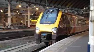 XC CrossCountry Super Voyager Class 221 123 Departing Newcaslt Central Station