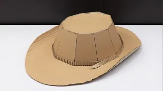 Diy | How To Make Cowboy Hat From Cardboard At Home