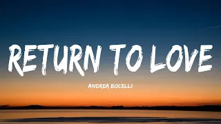 Andrea Bocelli - Return to Love (Christmas Version) (Lyrics)