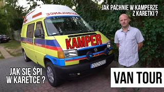 🚑 Kamper z KARETKI! 🛏️ JAk się tutaj śpi? 👃 Jaki jest zapach w środku?