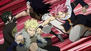 Fairy tail AMV Natsu y gajeel vs Sting y Rogue