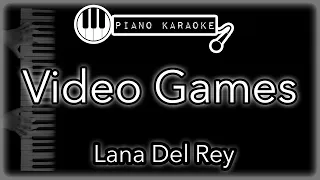 Video Games - Lana Del Rey - Piano Karaoke Instrumental